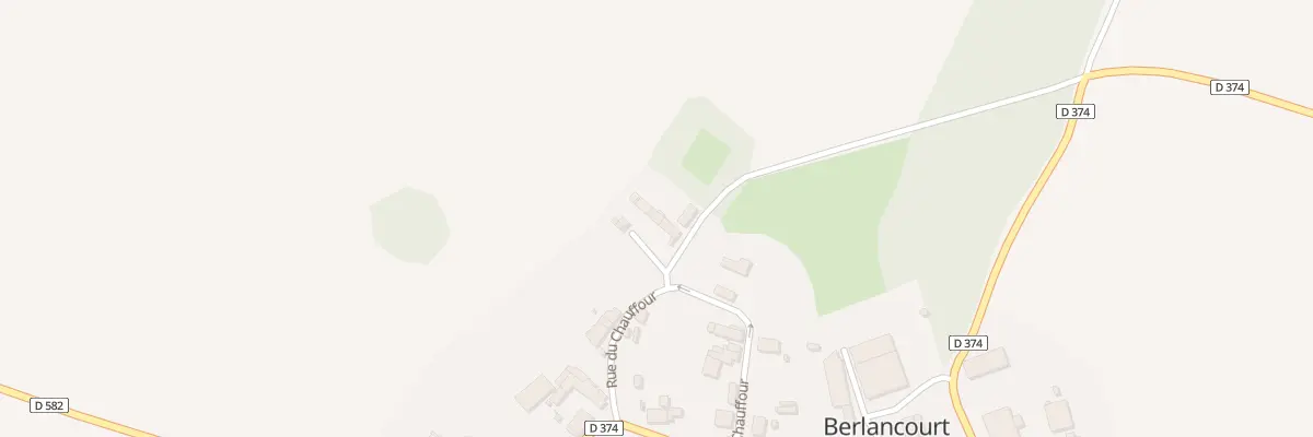 Plan du 14 Rue du Chauffour à Berlancourt