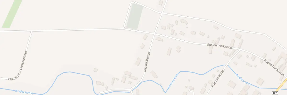 Plan du 13 Rue du Moulin à Saint-Flavy
