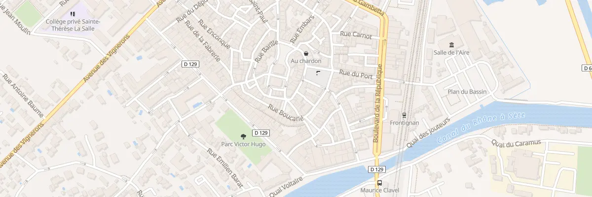 Plan du 7 Rue Clastre Vieille à Frontignan