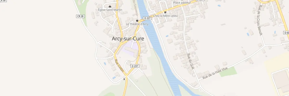 Plan du 11 Rue du Château à Arcy-sur-Cure