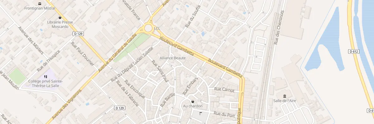 Plan du 9014 Rue de la Font à Frontignan