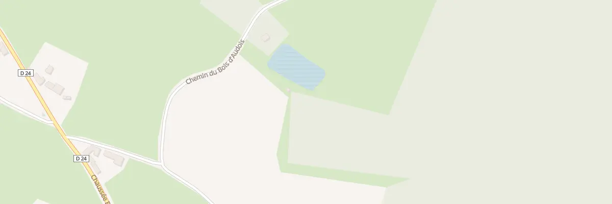Plan du 2 Che du Bois d’Audois à Gussignies