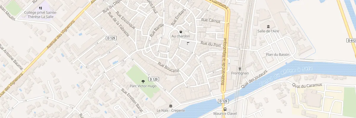 Plan du 5 Rue Clastre Vieille à Frontignan