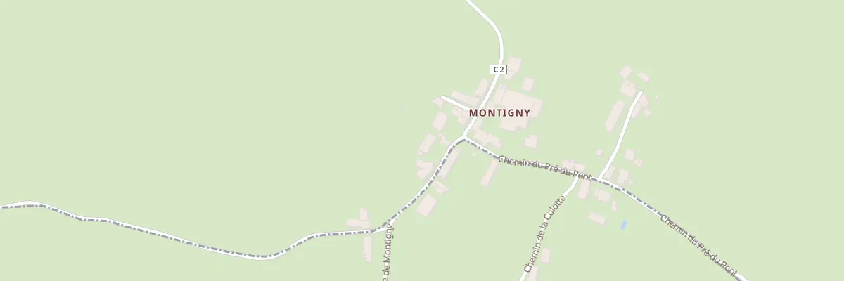 Plan du 121 Montigny à Pouques-Lormes