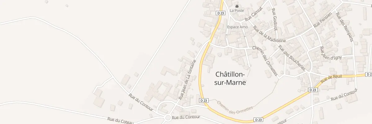 Plan du 17 Rue Jean de la Fontaine à Châtillon-sur-Marne