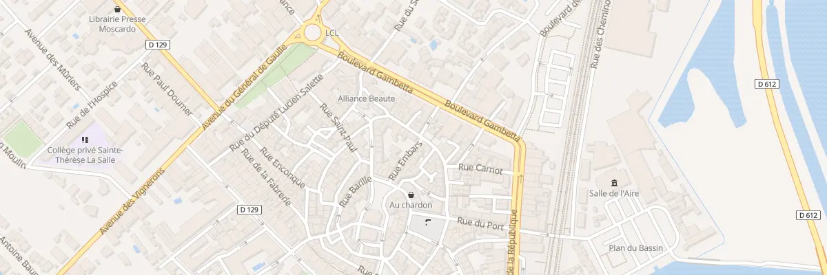 Plan du 25 Rue de la Font à Frontignan