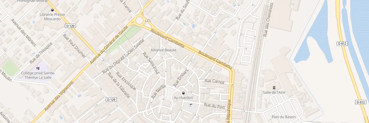 Plan du 9019 Rue de la Font à Frontignan