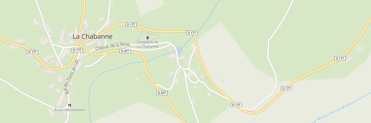 Plan du 1 Che de Chambonnière à La Chabanne