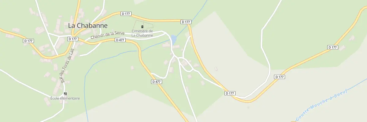 Plan du 2 Che de Chambonnière à La Chabanne