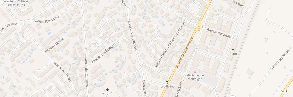 Plan du 9 Rue Mal Joffre à Frontignan