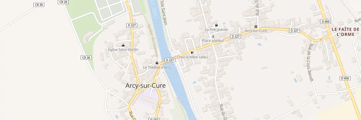 Plan du 17 Rue du Pont à Arcy-sur-Cure