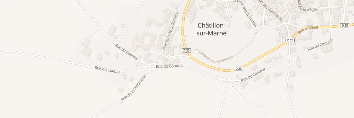 Plan du 14 Rue du Contour à Châtillon-sur-Marne