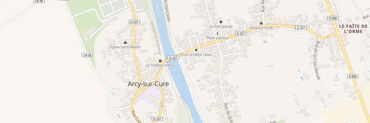 Plan du 19 Rue du Pont à Arcy-sur-Cure
