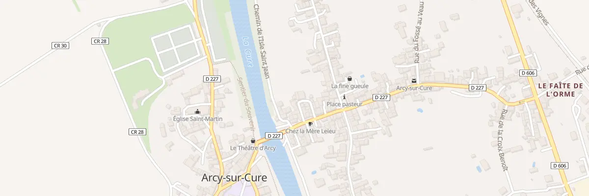 Plan du 32 Rue du Pont à Arcy-sur-Cure