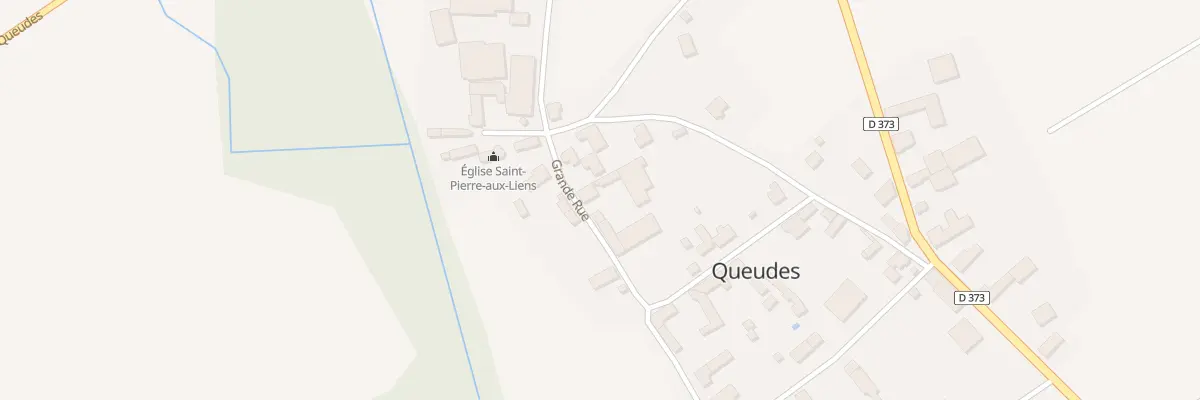 Plan du 20 Vc Grande Rue à Queudes