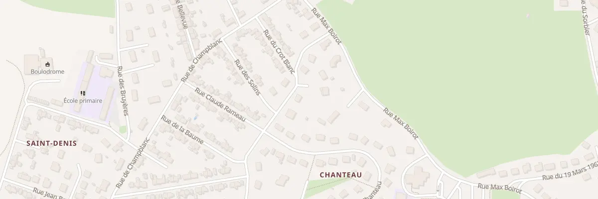 Plan du 10 Rue René Cassin à Bourbon-Lancy