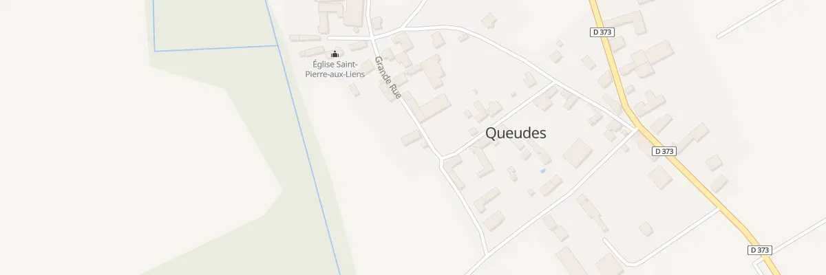 Plan du 17 Vc Grande Rue à Queudes