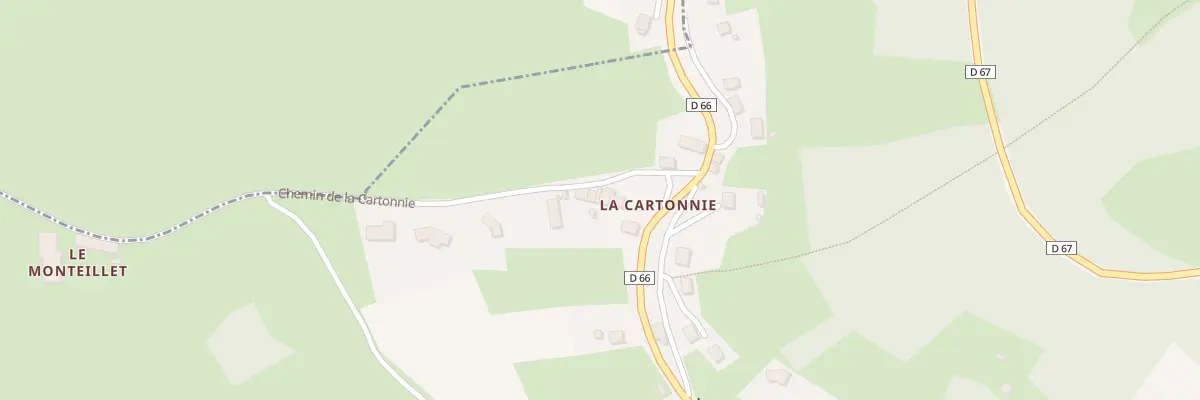 Plan du 5106 La Cartonnie à La Forie