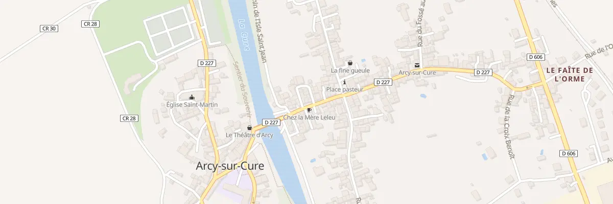 Plan du 20 Rue du Pont à Arcy-sur-Cure