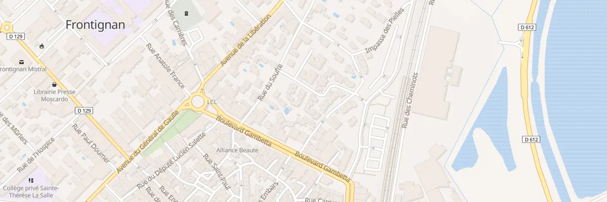 Plan du 14 Rue Henri Vincenot à Frontignan