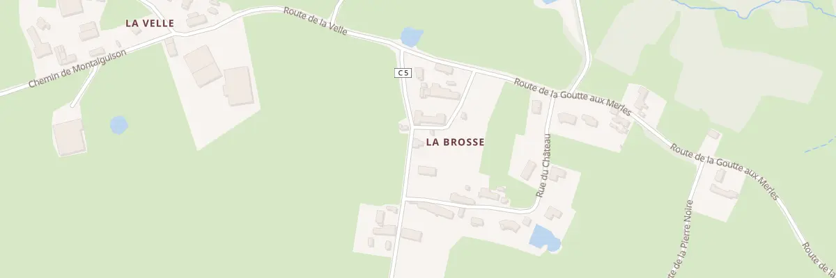 Plan du 1400 Rte de la Brosse à Gilly-sur-Loire