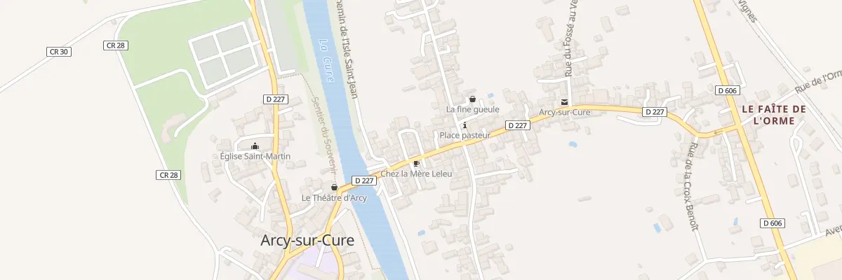 Plan du 14 Rue du Pont à Arcy-sur-Cure