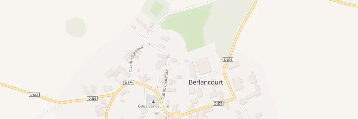 Plan du 8 Rue du Chauffour à Berlancourt