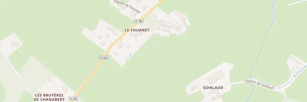 Plan du 5166 Le Fournet à Ambert