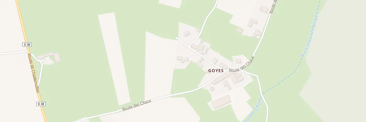 Plan du 105 Imp du Tilleul de Goyes à Ambert