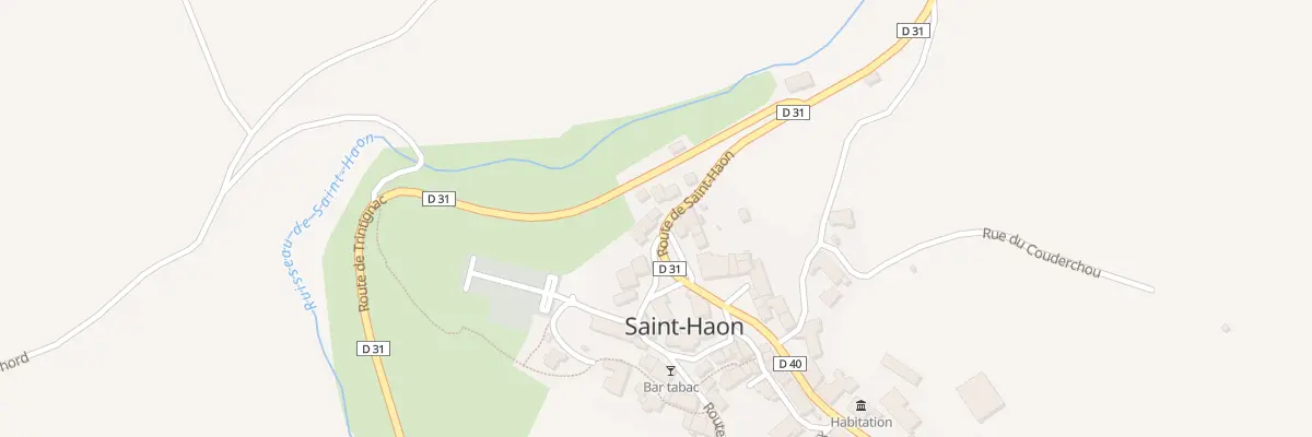 Plan du 5023A Le Bourg à Saint-Haon