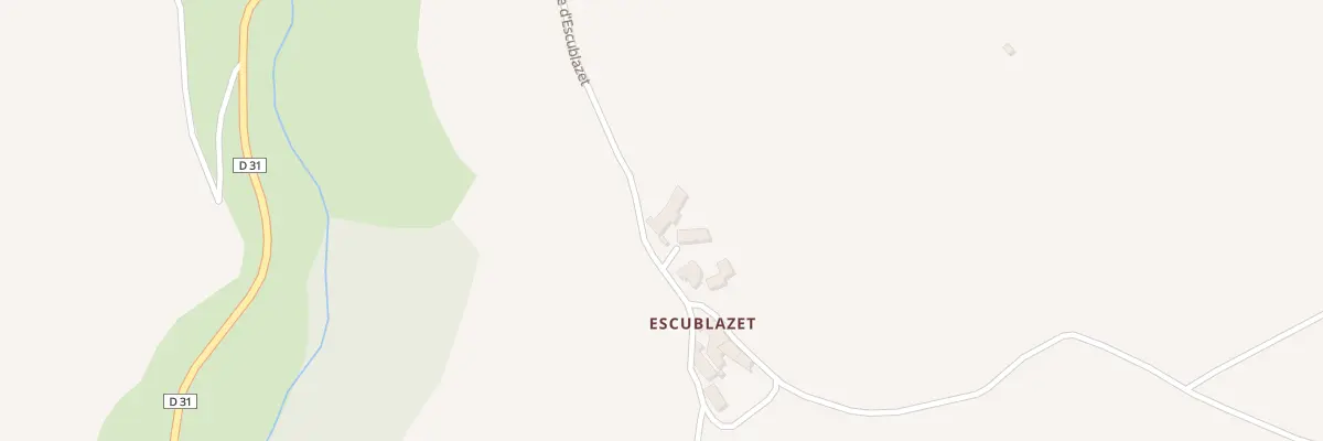 Plan du 5325 Escublazet à Saint-Haon