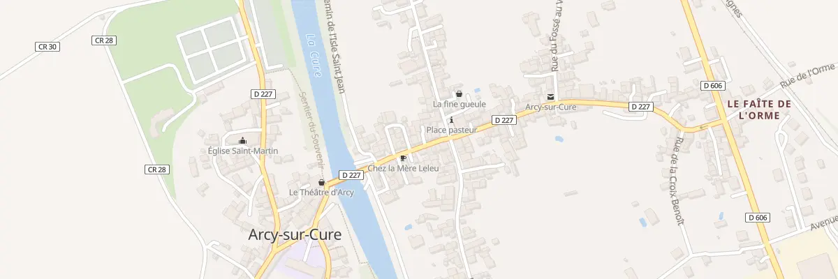 Plan du 8 Rue du Pont à Arcy-sur-Cure