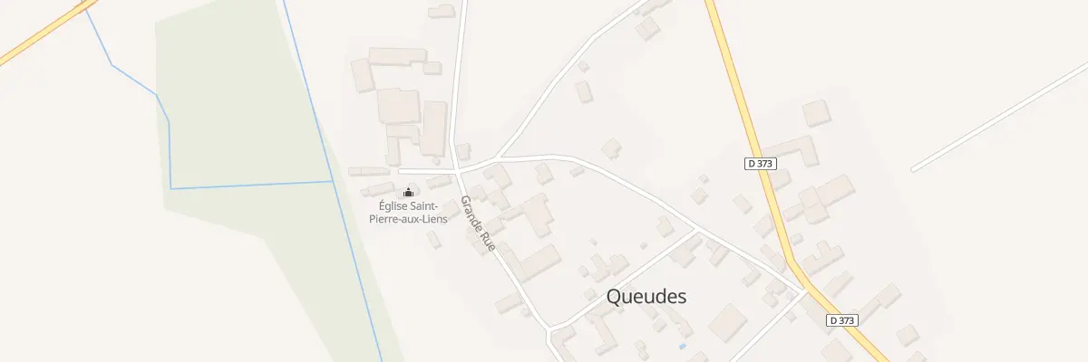 Plan du 7 Les Ruelles à Queudes