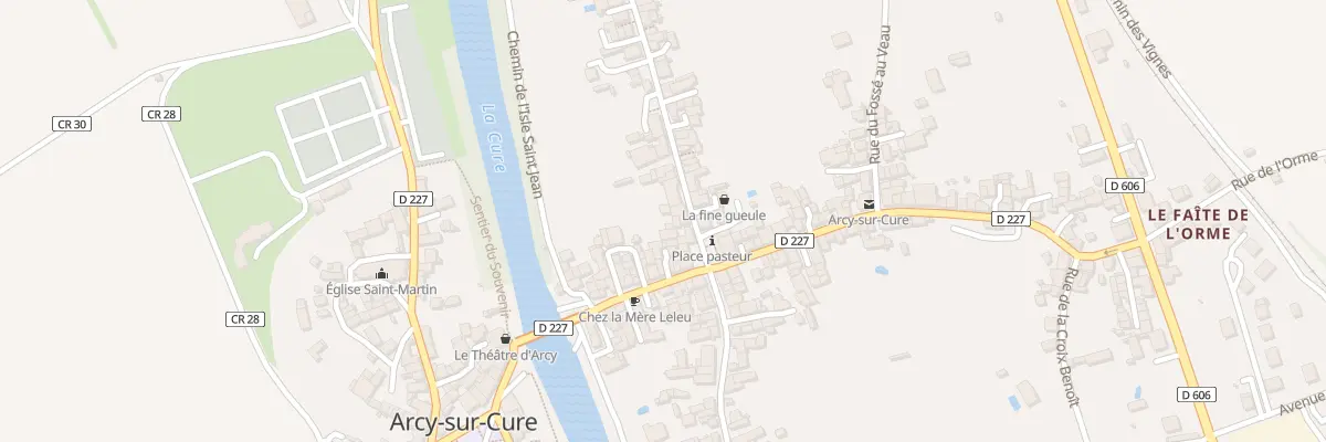 Plan du 1 Rue Tardy à Arcy-sur-Cure
