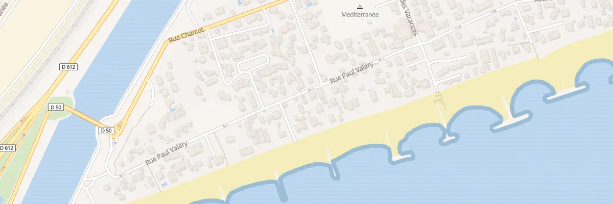 Plan du 29 Rue Paul Valery à Frontignan
