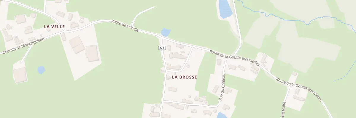 Plan du 1440 Rte de la Brosse à Gilly-sur-Loire