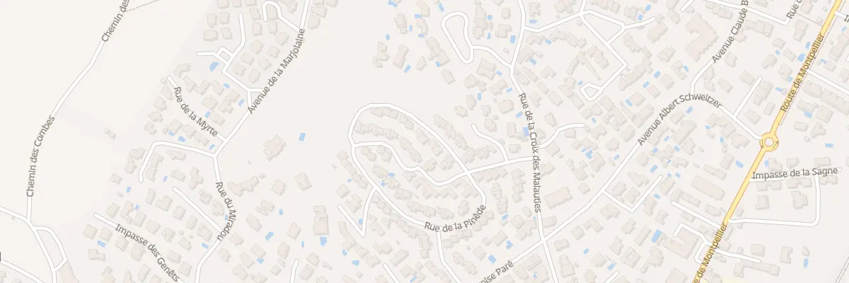 Plan du 7 Rue de la Pinede à Frontignan