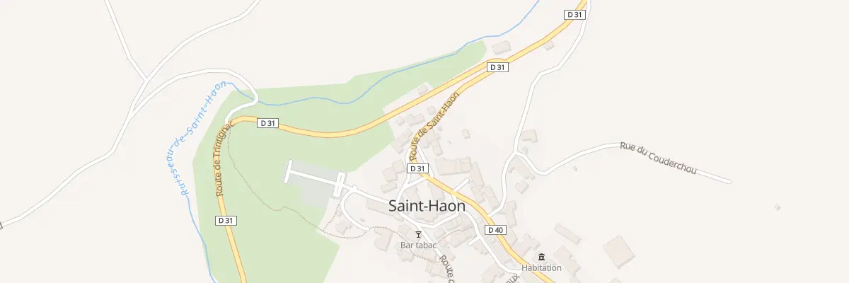 Plan du 5015A Le Bourg à Saint-Haon