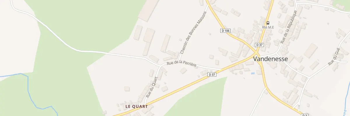 Plan du 6 Rue de la Perriere à Vandenesse