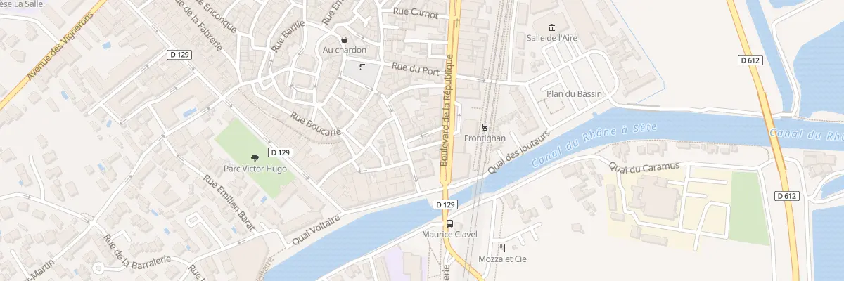 Plan du 2 Rue Sébastien Bourdon à Frontignan