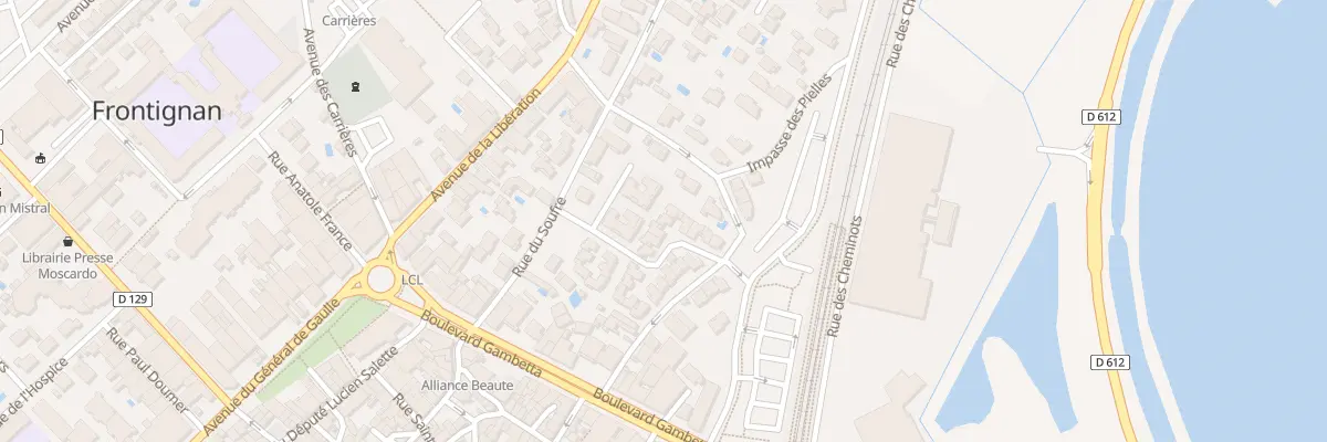Plan du 15 Rue Henri Vincenot à Frontignan