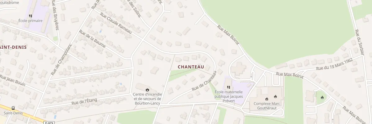 Plan du 17 Rue de Chanteau à Bourbon-Lancy