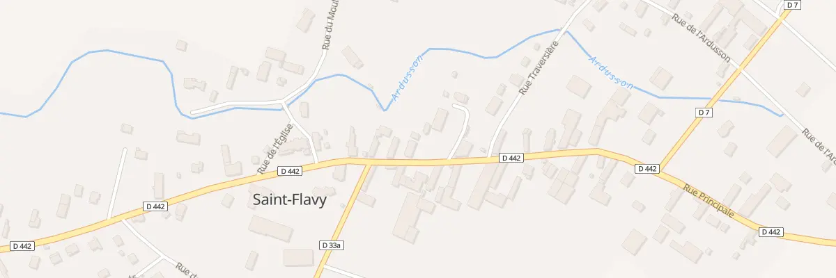 Plan du 43 Rue Principale à Saint-Flavy