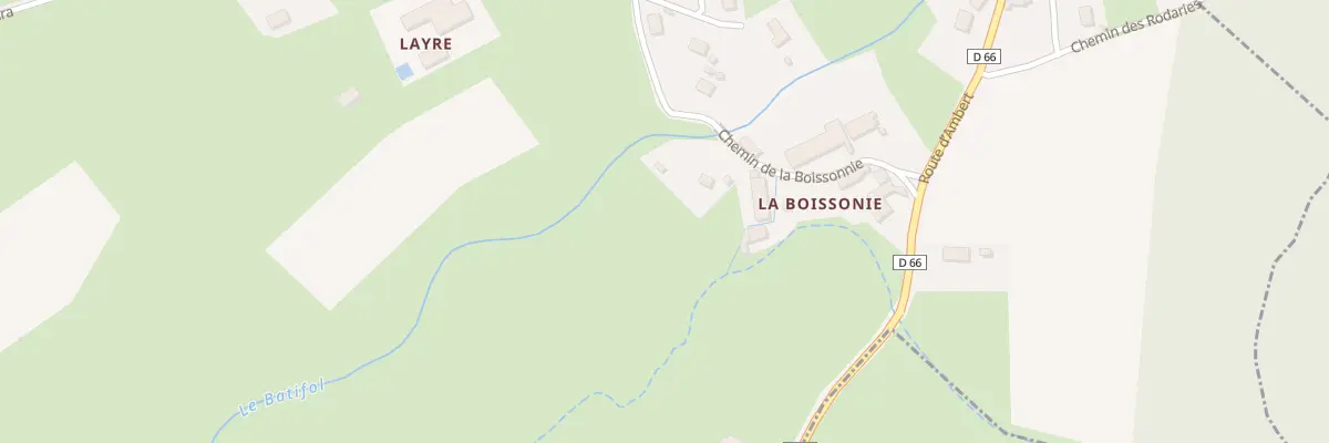 Plan du 5157 La Boissonnie à La Forie