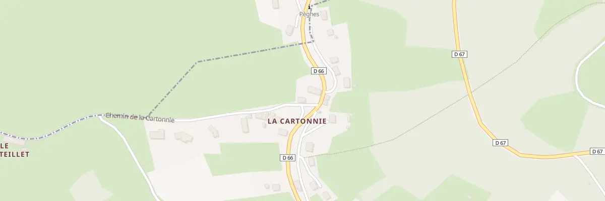 Plan du 5064 La Cartonnie à La Forie