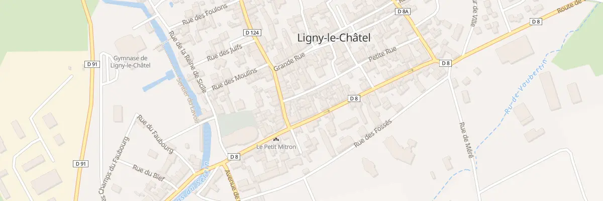 Plan du 2 Ptr Petite Rue à Ligny-le-Châtel