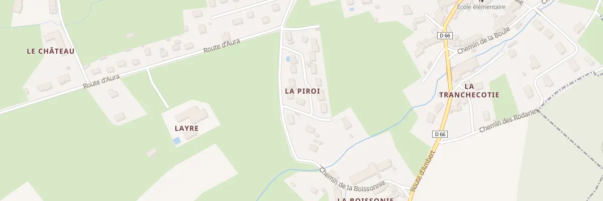 Plan du 5194 La Piroi à La Forie