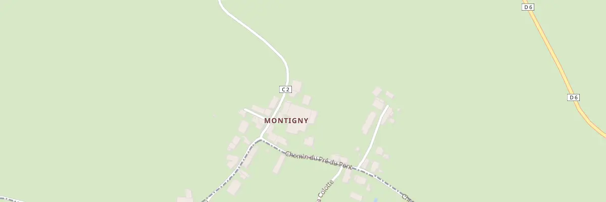 Plan du 114 Montigny à Pouques-Lormes