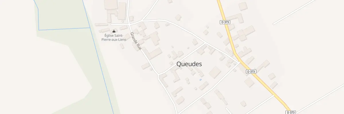 Plan du 12 Vc Grande Rue à Queudes