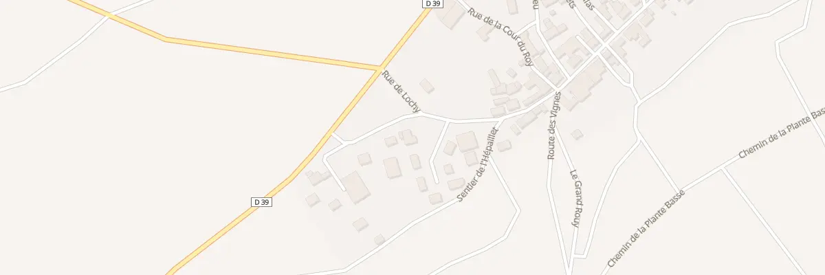 Plan du 7 Rue de Sezanne à Broyes